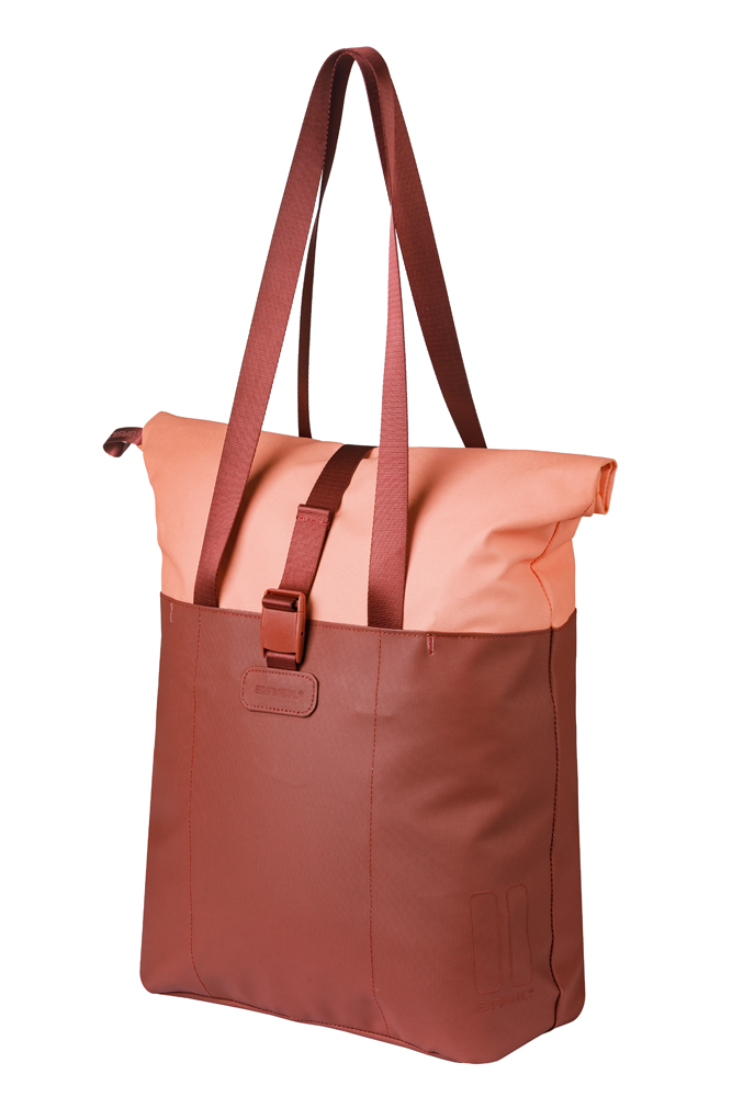 Basil Shoppertas Vive MIK Hooks Bordeaux/Pink 15-20L Basil Shoppertas Vive MIK Hooks Bordeaux/Pink 15-20L