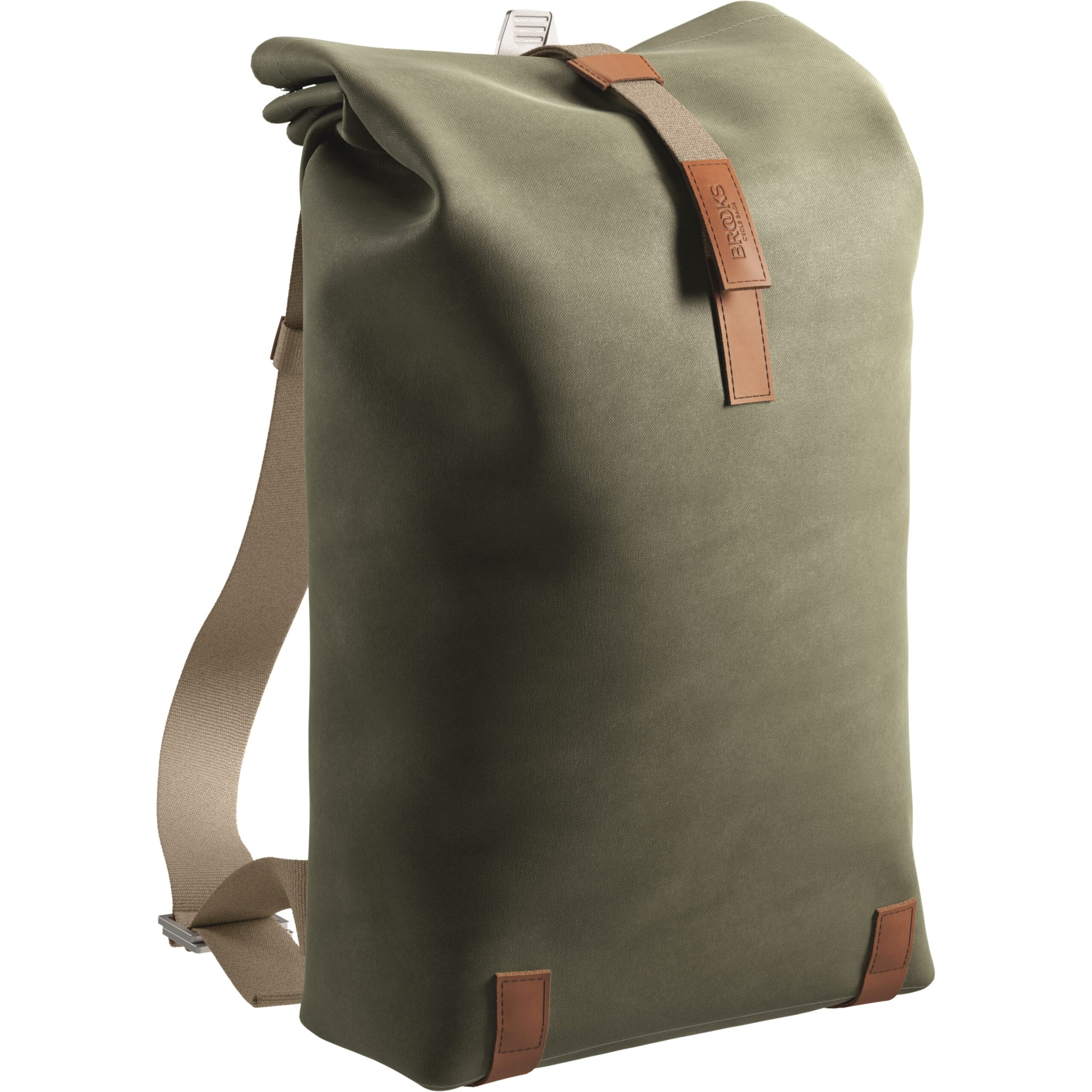 Brooks Backpack Pickwick M Cotton Canvas Sage Green 26L
