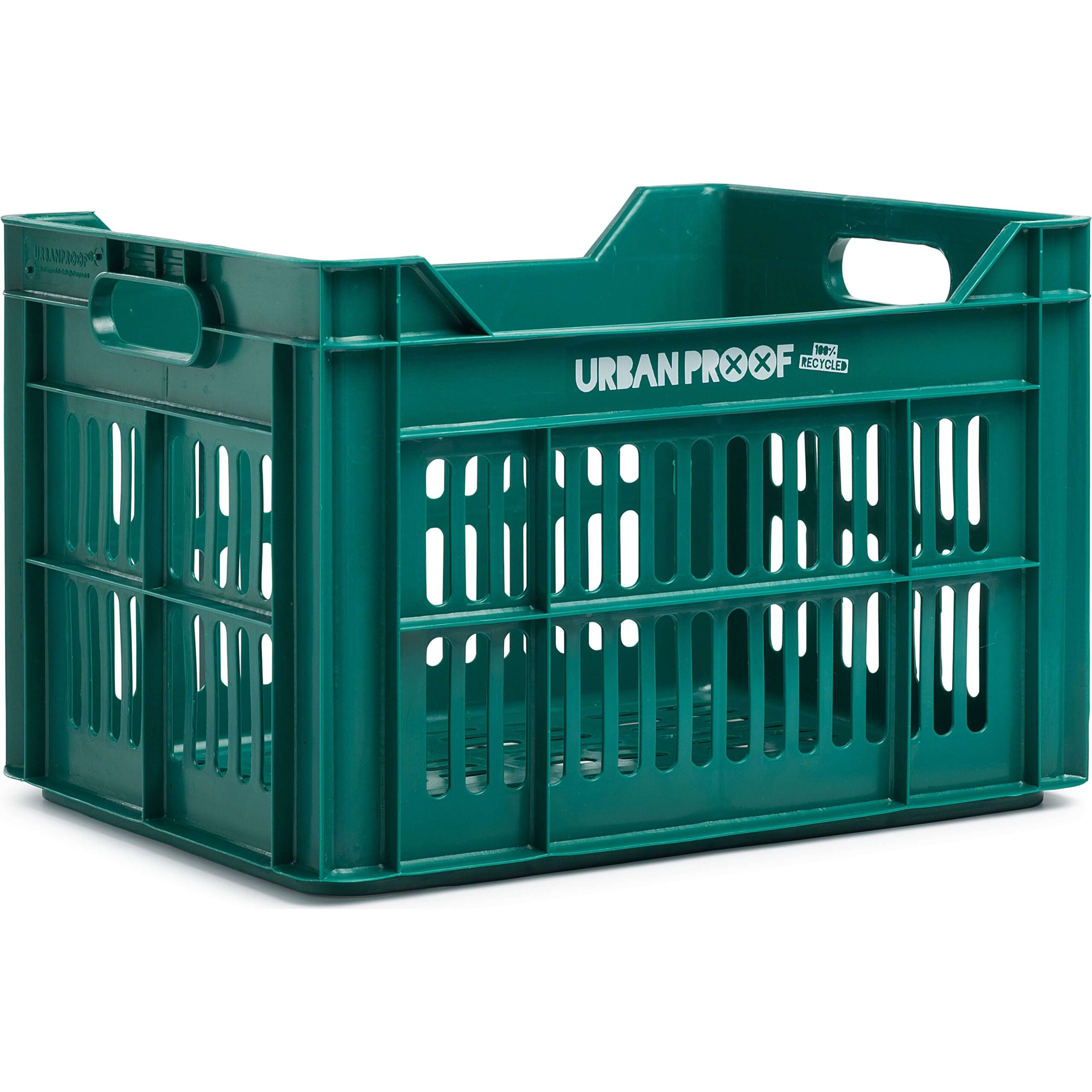 Urban Proof Bike Crate 30L Retro Green Recycled 40x30x25cm Urban Proof Bike Crate 30L Retro Green Recycled 40x30x25cm