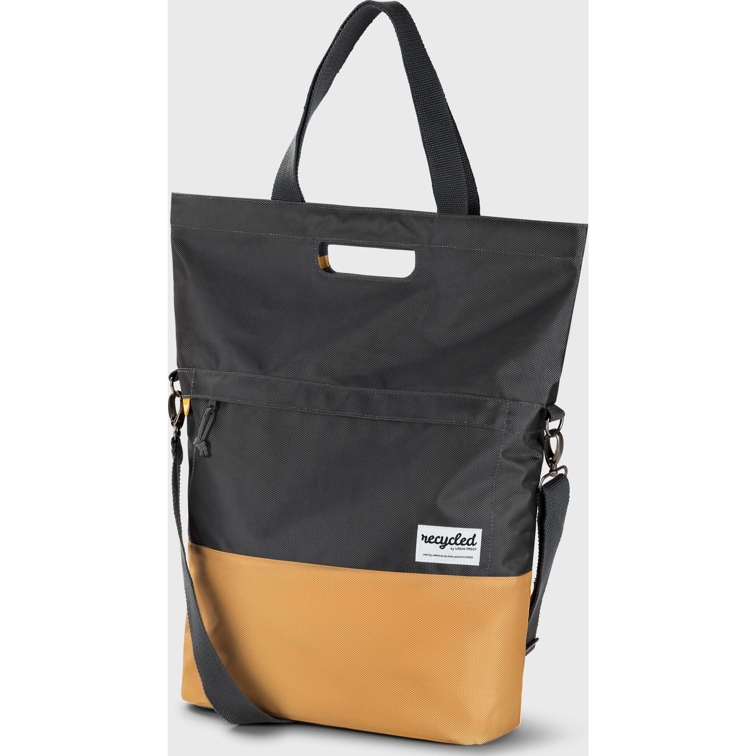 Urban Proof Shopper Bag 20L Recycled Gray Yellow