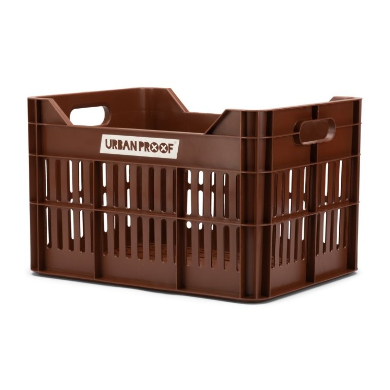 Urban Proof Bike Crate 30L Deep Brown Recycled 40x30x25cm Urban Proof Bike Crate 30L Deep Brown Recycled 40x30x25cm