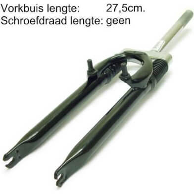 Suspension Fork 26 1 1/8 Ahead Black Suspension Fork 26 1 1/8 Ahead Black