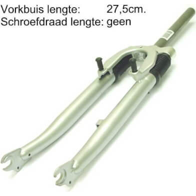 Suspension Fork 28 1 1/8 Ahead Silver Suspension Fork 28 1 1/8 Ahead Silver