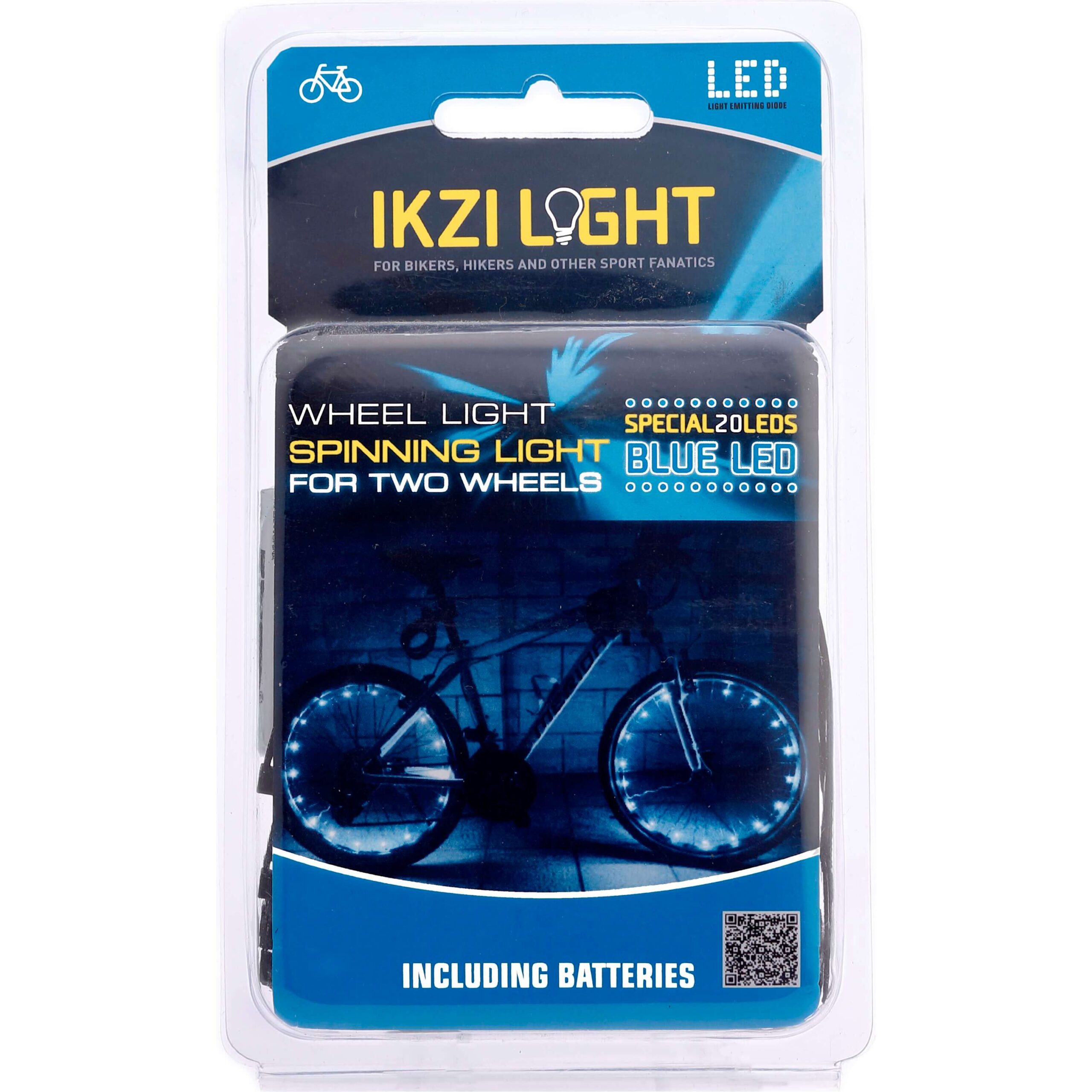 IKZI Light Bicycle Light Spinning Light 20 LED Battery Blue IKZI Light Bicycle Light Spinning Light 20 LED Battery Blue