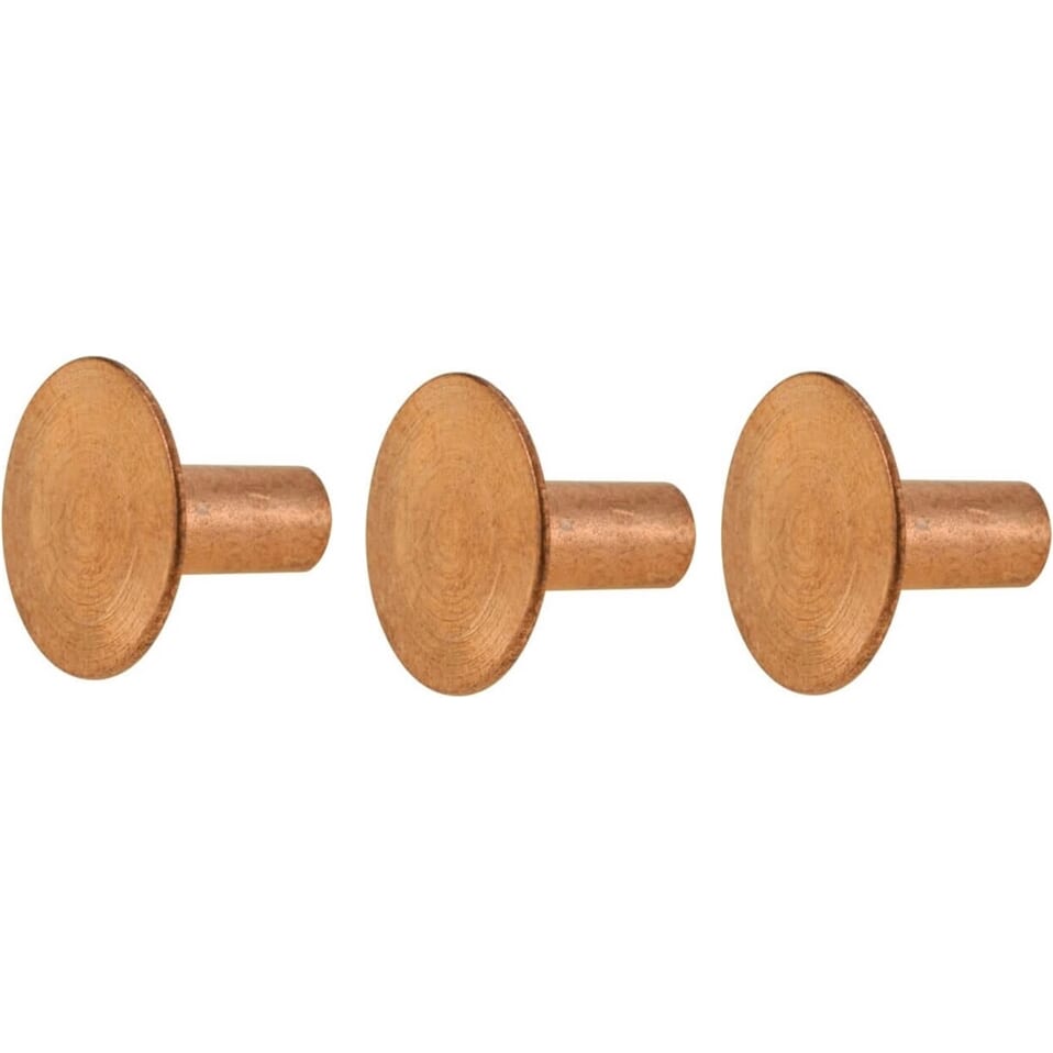 Brooks Copper Rivet Round 13mm (3pcs) Brooks Copper Rivet Round 13mm (3pcs)