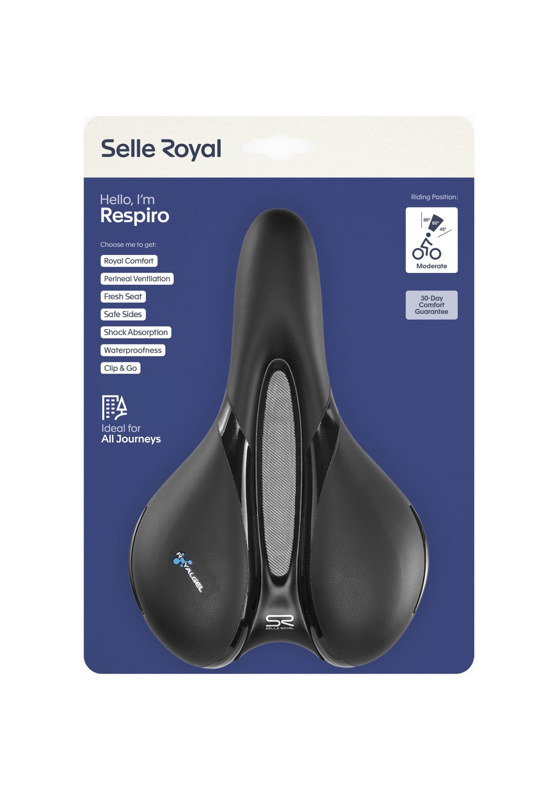 Selle Royal Saddle Respiro Moderate 5131 Black