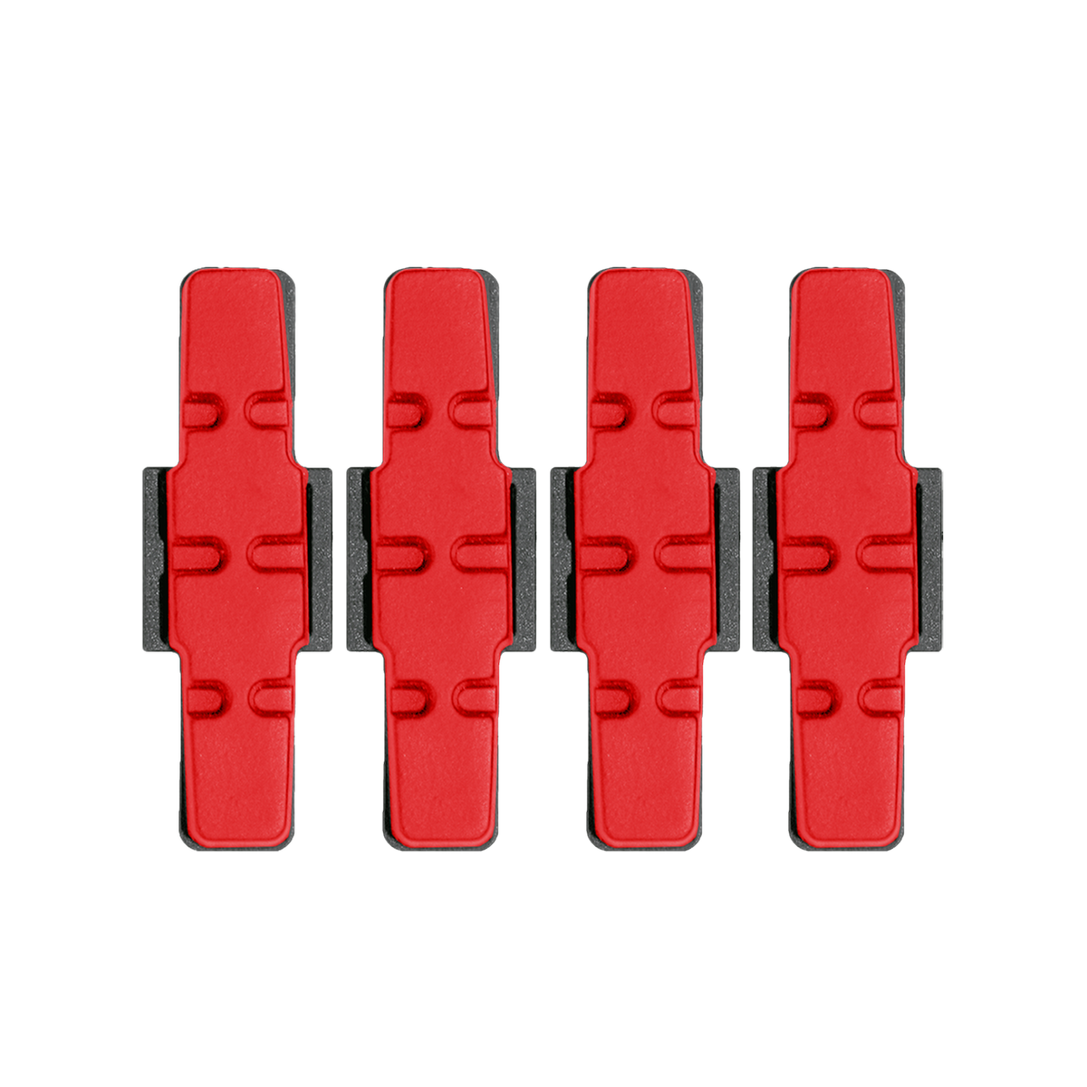 Plaquettes de frein rouges (PU = 2 ensembles)