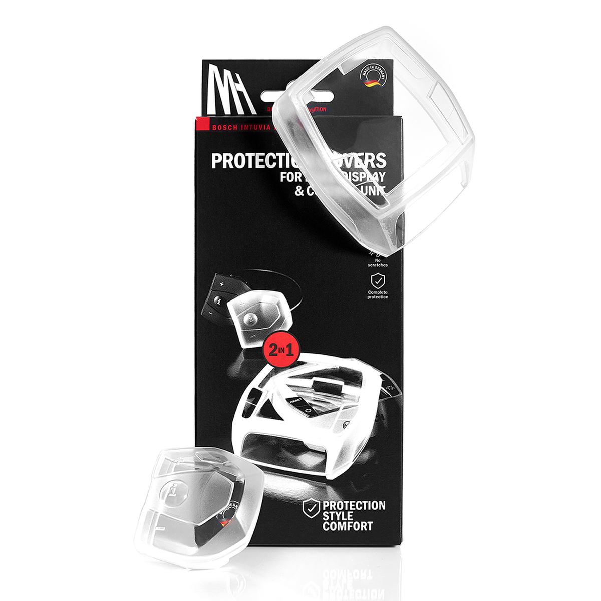 INTUVIA 2IN1 EDITION display protection for e-bike display control unit