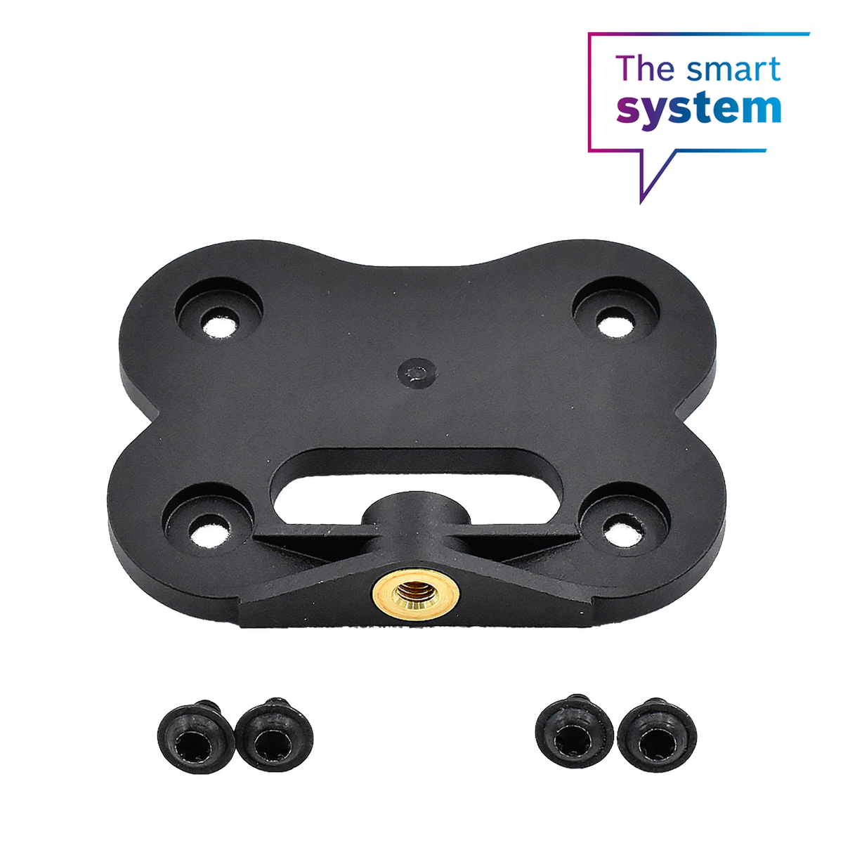 Ensemble de plaques à vis CompactTube Horizontal, côté non verrouillable, monté en permanence (BBP324Y)