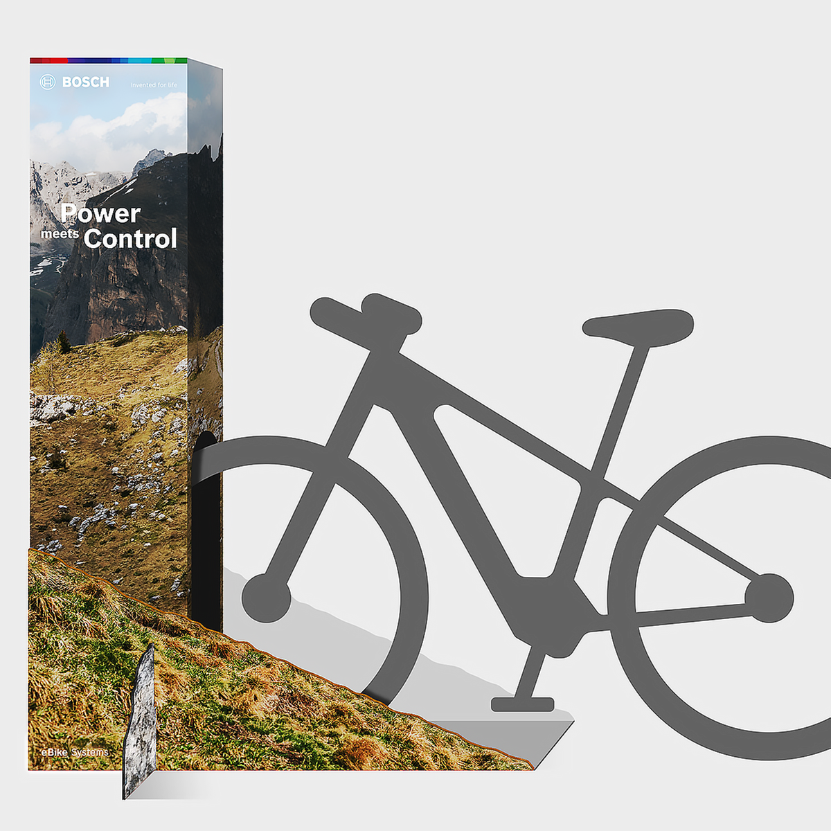 Bosch eBike CX cardboard display SE