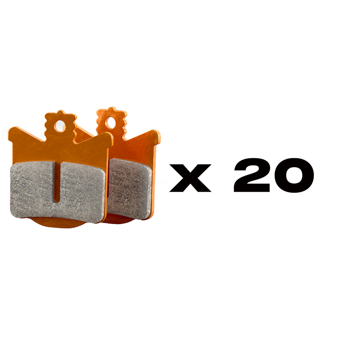 Plaquettes de frein 10.A (Pack = 20 ensembles)